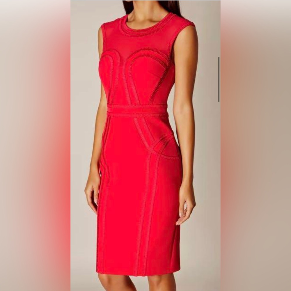 Karen Millen Red Dress size 10 NWT